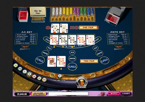 online casino game betting poker slots
