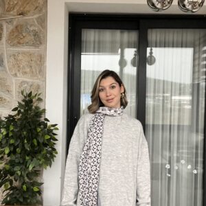 Yuvarlak Yaka Oversize Kazak