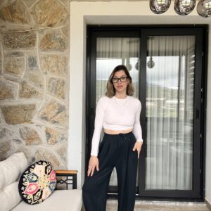 Oysho Kumaş Şalvar Pantolon